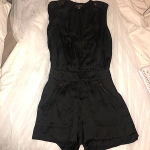 Black Bebe Romper xxs